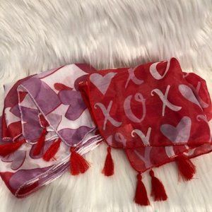 Set of 2 Valentine’s Day Scarves